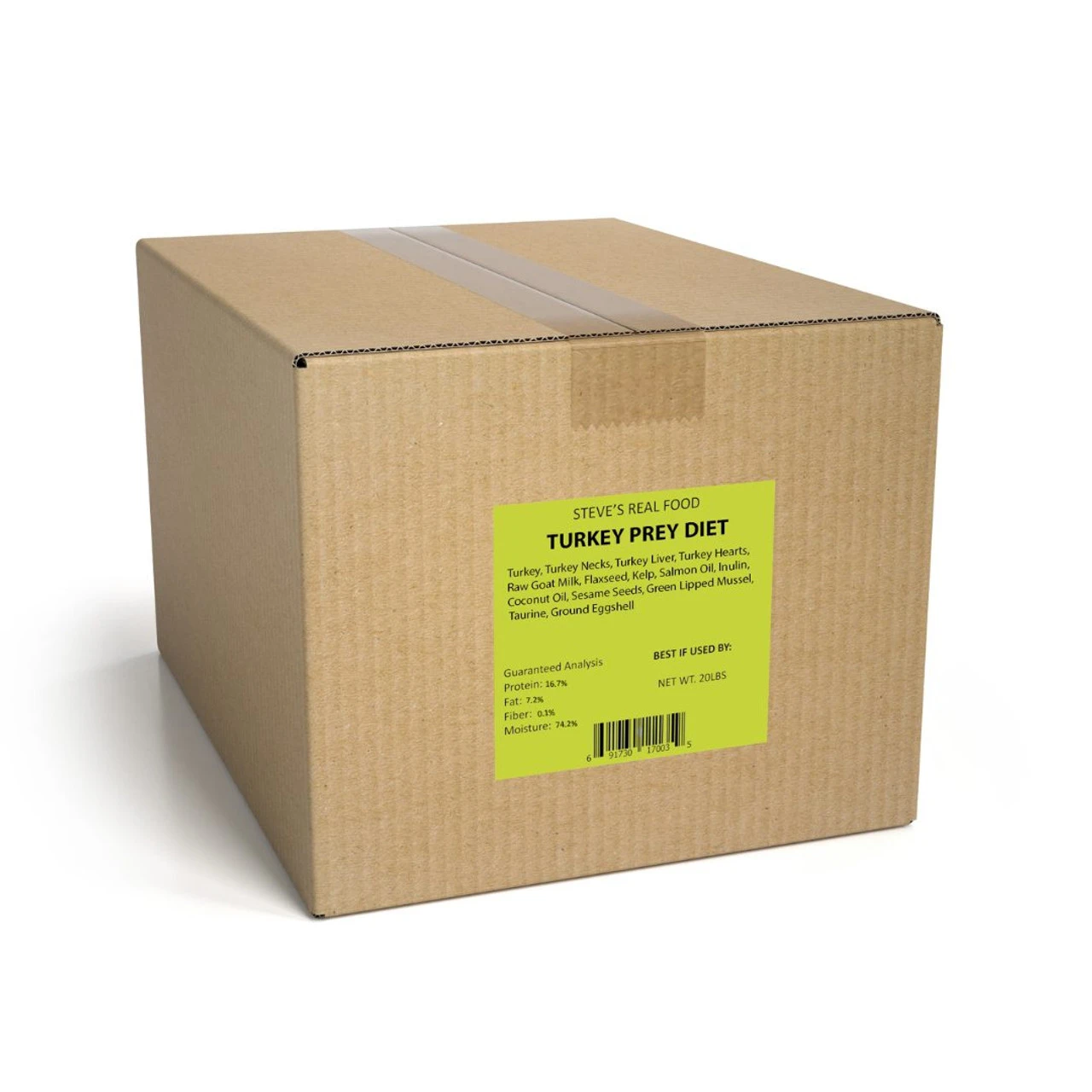 Steve's Real Food PREY Model Raw Turkey Diet For Cats And Dogs 20lb 1 Steve's Real Food PREY Model Raw Turkey Diet For Cats And Dogs 20lb